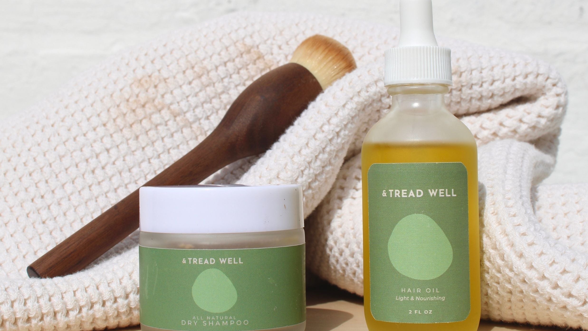 Natural Dry Shampoo & Hair Oil with Rosemary