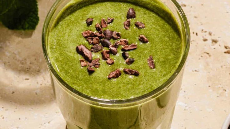 Mint Cacao Smoothie Recipe