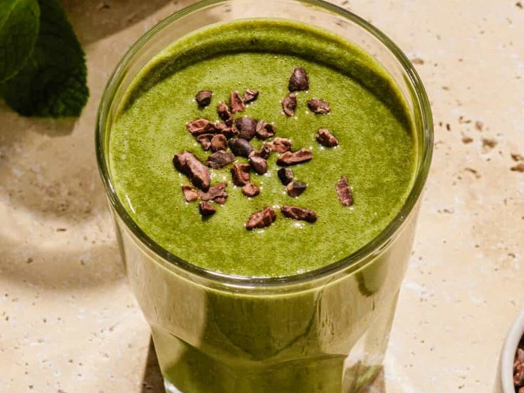 Mint Cacao Smoothie Recipe