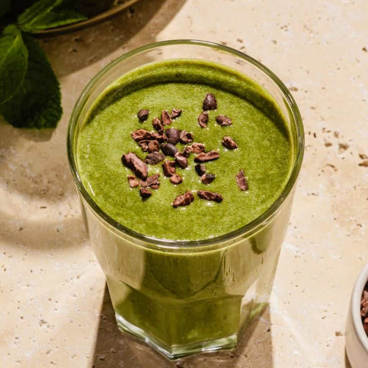 Mint Cacao Smoothie Recipe