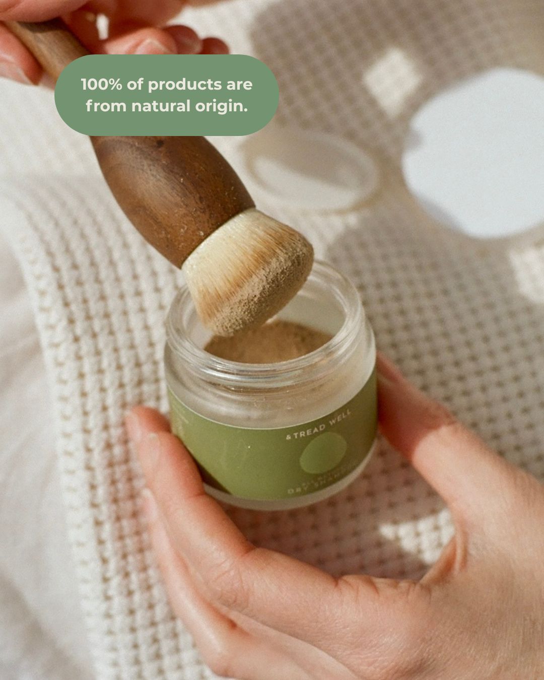 Dry Shampoo and Applicator Brush