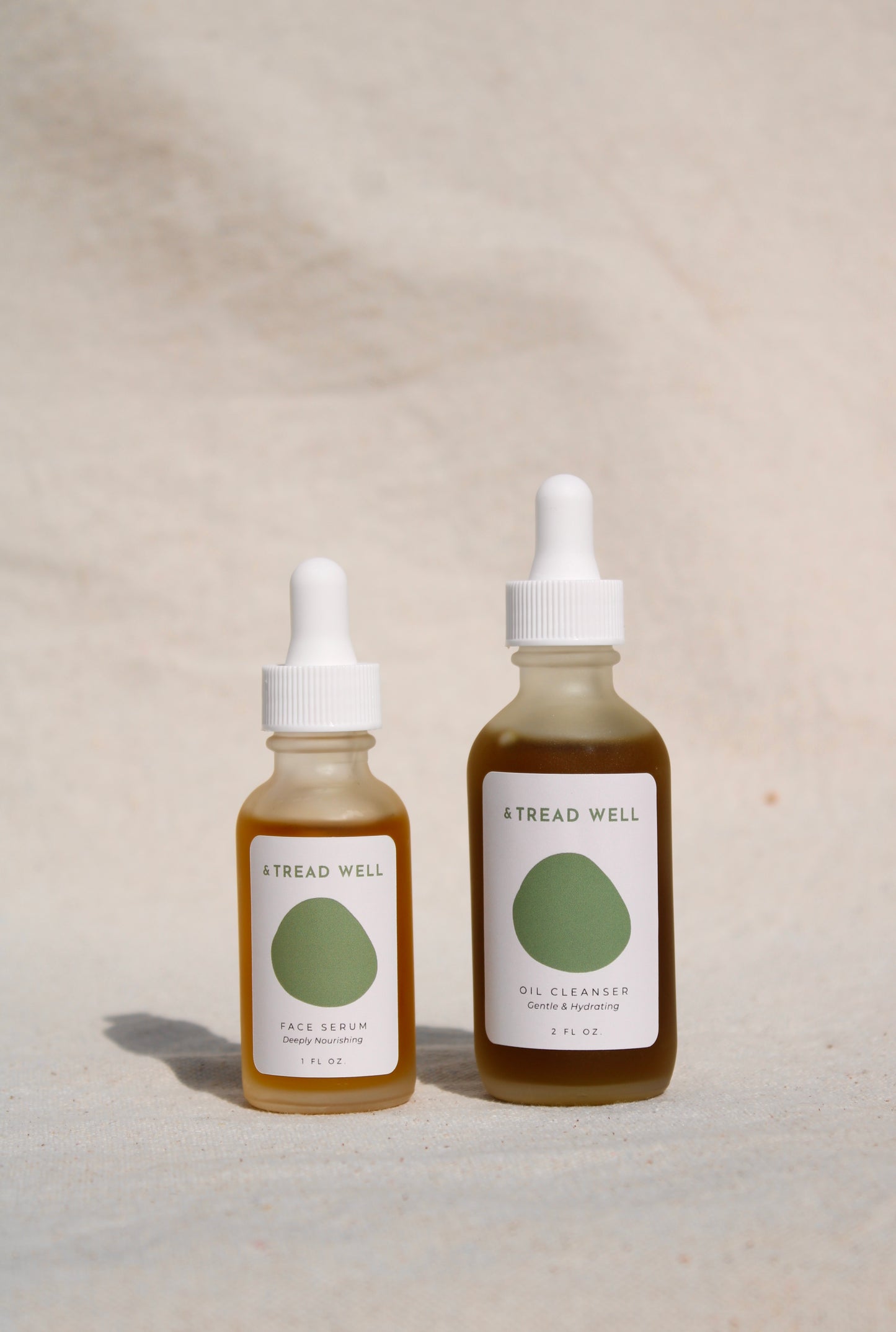 Face Serum & Oil Cleanser