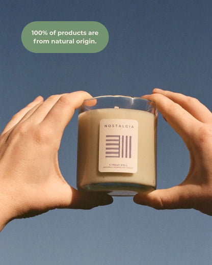Nostalgia Natural Candle, Essential Oils and Soy Wax